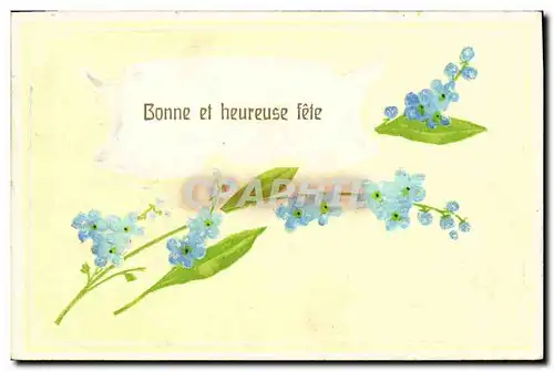 Cartes postales Fantaisie Fleurs