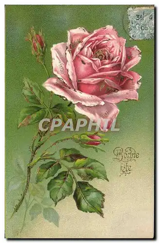 Cartes postales Fantaisie Fleurs