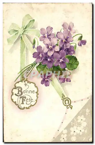 Cartes postales Fantaisie Fleurs