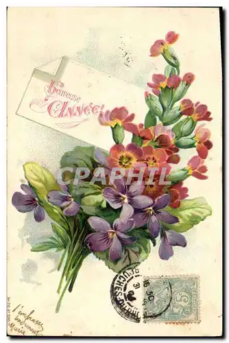 Cartes postales Fantaisie Fleurs