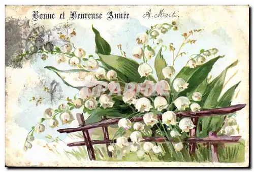 Cartes postales Fantaisie Fleurs Muguet