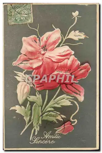 Cartes postales Fantaisie Fleurs