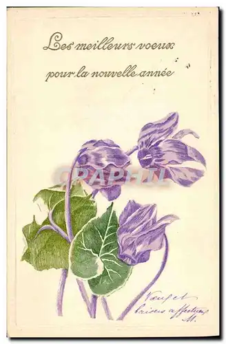 Cartes postales Fantaisie Fleurs