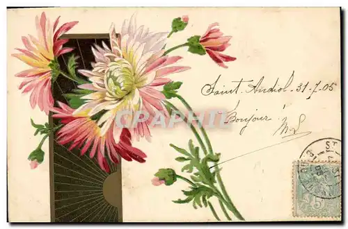 Cartes postales Fantaisie Fleurs