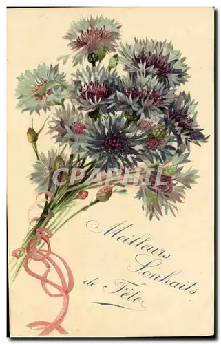 Cartes postales Fantaisie Fleurs