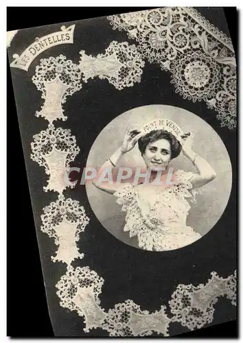 Cartes postales Dentelle Les dentelles Femme