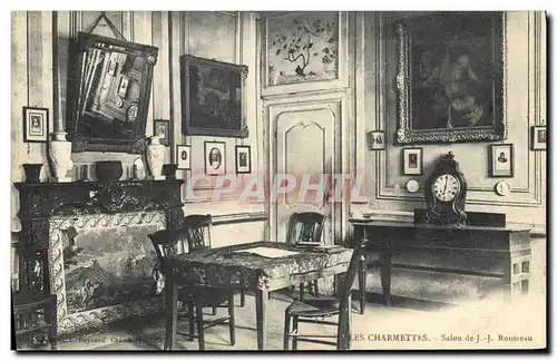 Cartes postales Les Charmettes Chambre de JJ Rousseau