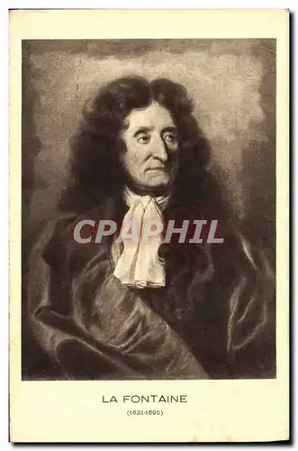 Cartes postales La Fontaine 1621 1695