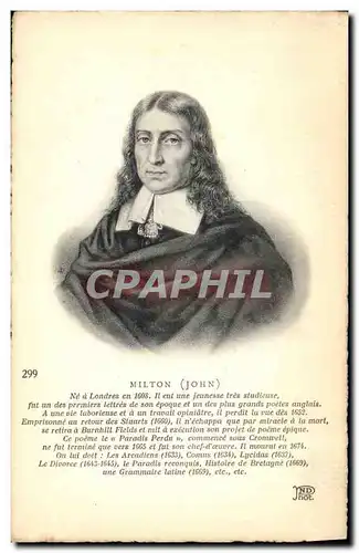 Cartes postales John Milton