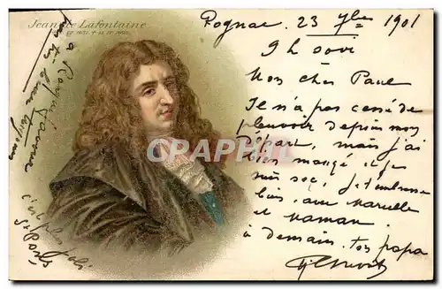 Cartes postales Jean de Lafontaine