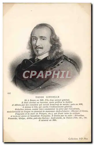 Cartes postales Pierre Corneille