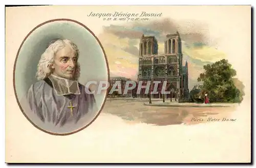 Cartes postales Jacques Benigne Bossuet Paris Notre Dame