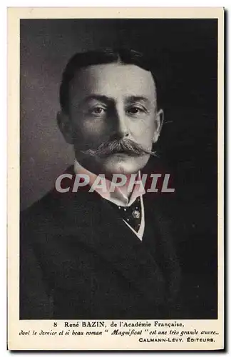 Cartes postales Rene Bazin de l&#39Academie Francaise Magnificat Calmann Levy