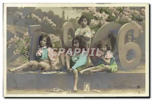 Ansichtskarte AK Fantaisie Annee 1906 Enfants