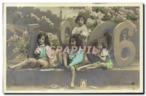 Cartes postales Fantaisie Annee 1906 Enfants