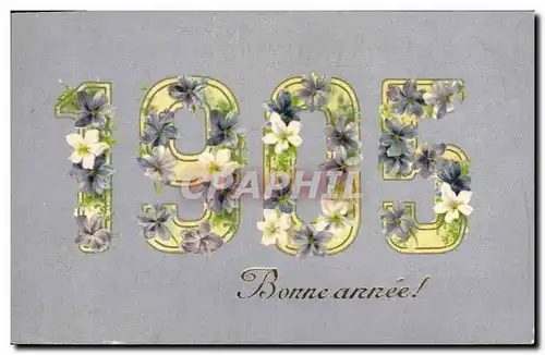 Cartes postales Fantaisie Annee 1906 Fleurs