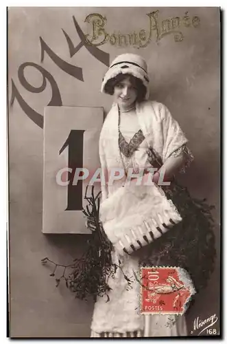 Ansichtskarte AK Fantaisie Annee 1914 Femme