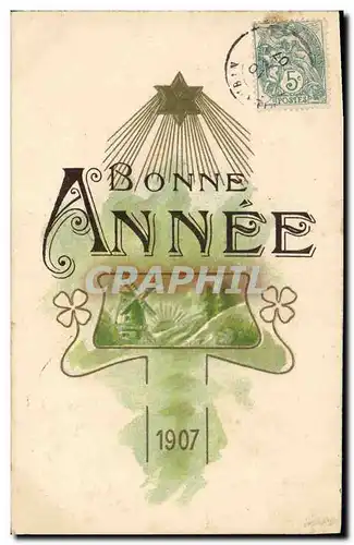 Cartes postales Fantaisie Annee 1907