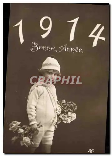 Cartes postales Fantaisie Annee 1914 Enfant