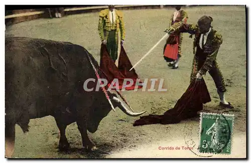 Cartes postales Corrida Course de Taureaux Corrida de Toros