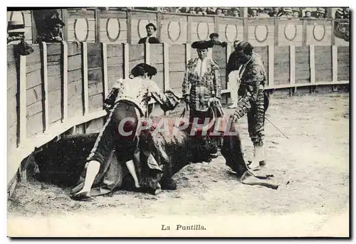 Cartes postales Corrida Course de Taureaux La puntilla