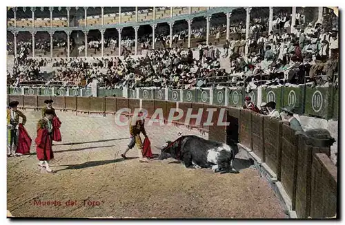Cartes postales Corrida Course de Taureaux Muerte del toro