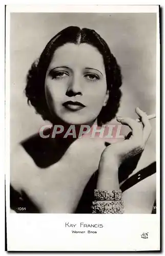 Cartes postales moderne Cinema Kay Francis Cigarette Tabac