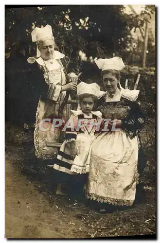 Ansichtskarte AK Folklore Bretagne Coiffes