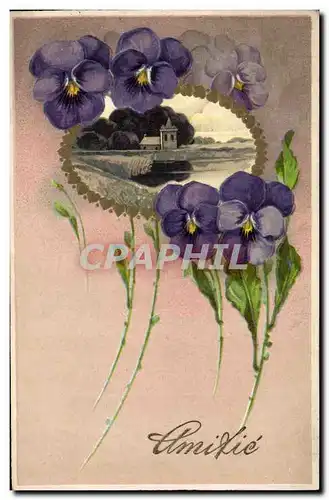 Cartes postales Fantaisie Fleurs