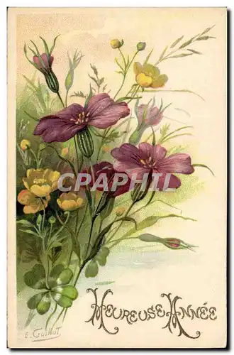 Cartes postales Fantaisie Fleurs