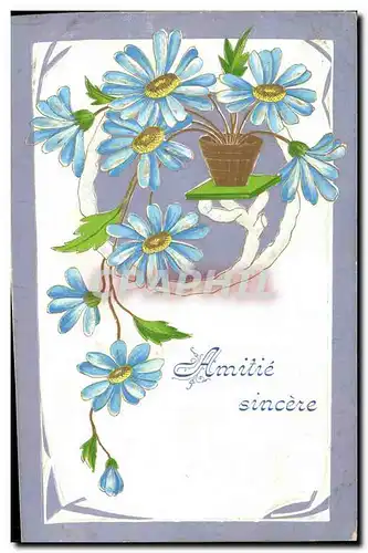 Cartes postales Fantaisie Fleurs