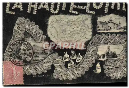 Cartes postales Folklore Dentelle Dentelliere La Haute Loire