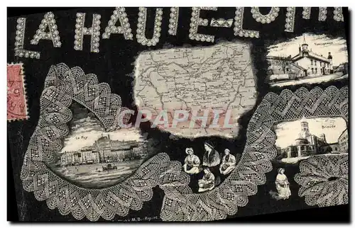 Cartes postales Folklore Dentelle Dentelliere La Haute Loire