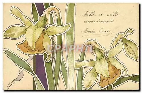 Cartes postales Fantaisie Fleurs