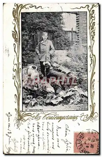 Cartes postales Courteline Chien Chiens