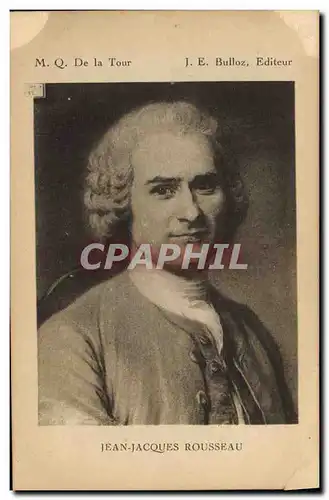Cartes postales Jean Jacques Rousseau