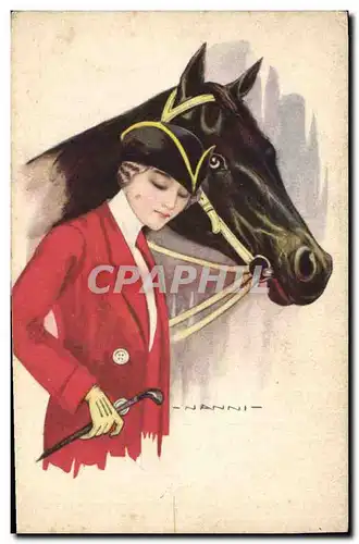 Cartes postales Cheval Equitation Hippisme Femme