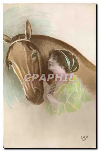 Cartes postales Cheval Equitation Hippisme Femme
