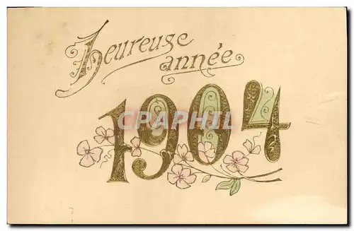 Ansichtskarte AK Fantaisie Fleurs Annee 1904