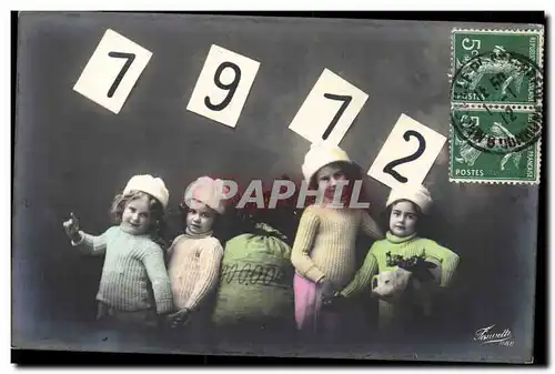 Cartes postales Fantaisie Enfants Annee 1912 Cochon Porc