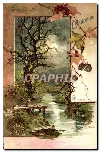 Cartes postales Fantaisie Saison Automne