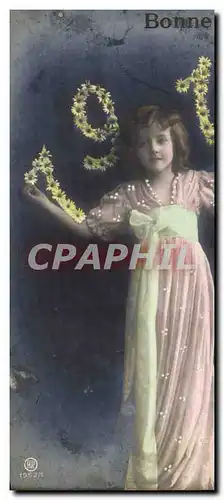 Cartes postales Fantaisie Fleurs Annee 1910 Enfant