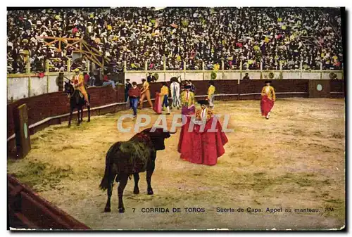 Cartes postales Corrida Course de taureaux Suerte de Capa