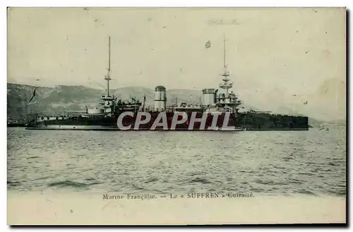 Cartes postales Bateau de Guerre Le Suffren Cuirasse