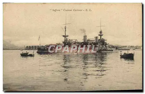 Cartes postales Bateau de Guerre Suffren Croiseur Cuirasse