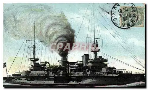 Cartes postales Bateau de Guerre Le Suffren Cuirasse de 1ere classe