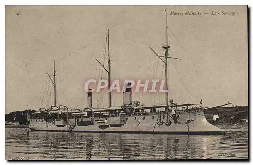Cartes postales Bateau de Guerre Le Surcouf
