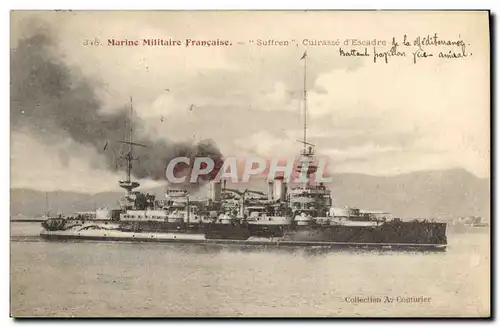 Cartes postales Bateau de Guerre Suffren Cuirasse d'escadre