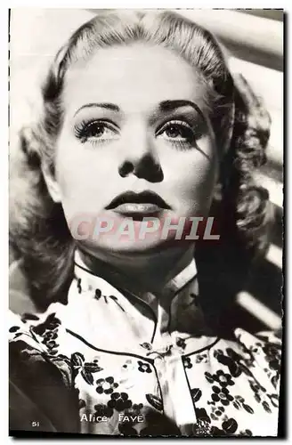 Moderne Karte Cinema Alice Faye