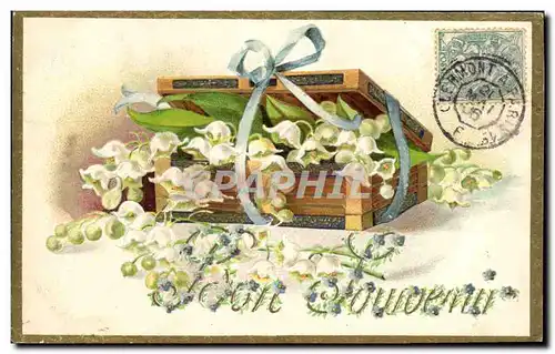 Cartes postales Fantaisie Fleurs Muguet